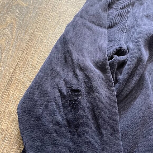 Vintage Polo Ralph Lauren Navy Blue Quarter Zip Pullover Sweater Mens Size XL - Picture 5 of 9